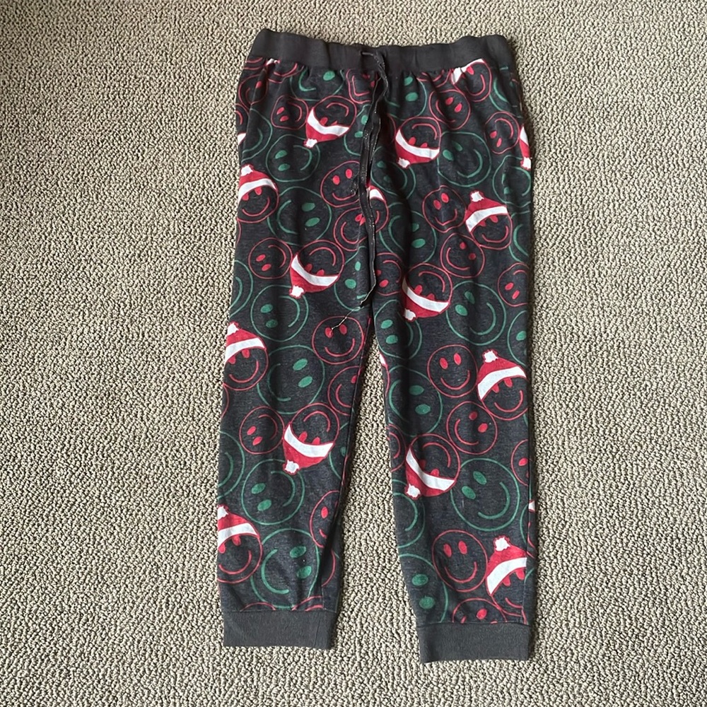 Smiley Christmas Pj Pants
